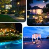 ZOOHAR Solar Pathway Flame Lights - Outdoor Solar LEDs with