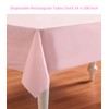 1 Pack Plastic Tablecloths Disposable Table Covers 54 inch x108