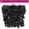 Nicewig 13x4 Invisible HD Transparent Lace Frontal 12A Brazilian Deep