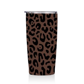 Leopard Gifts for Women 20 oz Tumbler, Minimalist Stainless Steel Insulated