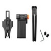 Folding Combination Lock - Hard Alloy Bike Lock with 4-Digit