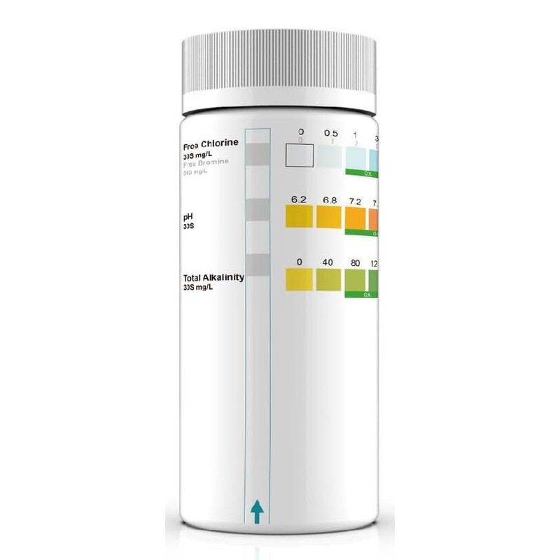Pool and Hot Tub Test Strips 3IN1, Pack of 150,