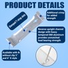 25 Pcs 5 inch Aluminum Roof Gutter Hanger with Straps
