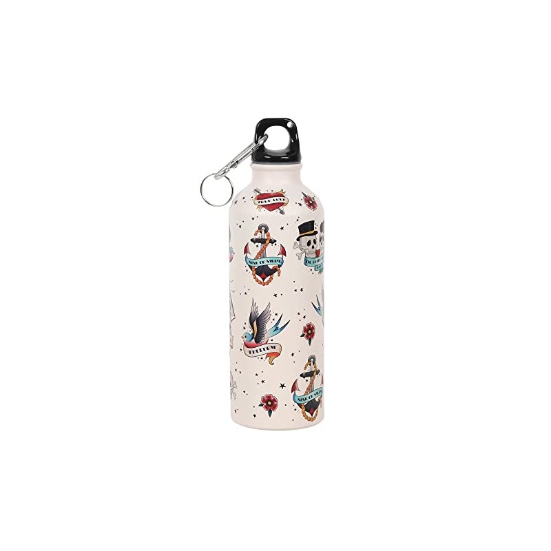 Something Different TT_28322 Water Bottle | Metal | Tattoo Design