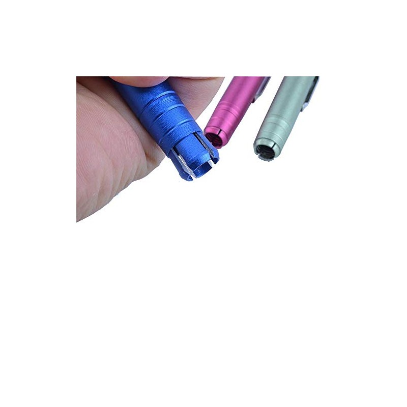 pranovo 4x Different Color Aluminum Alloy Chalk Holder Teacher's Chalk