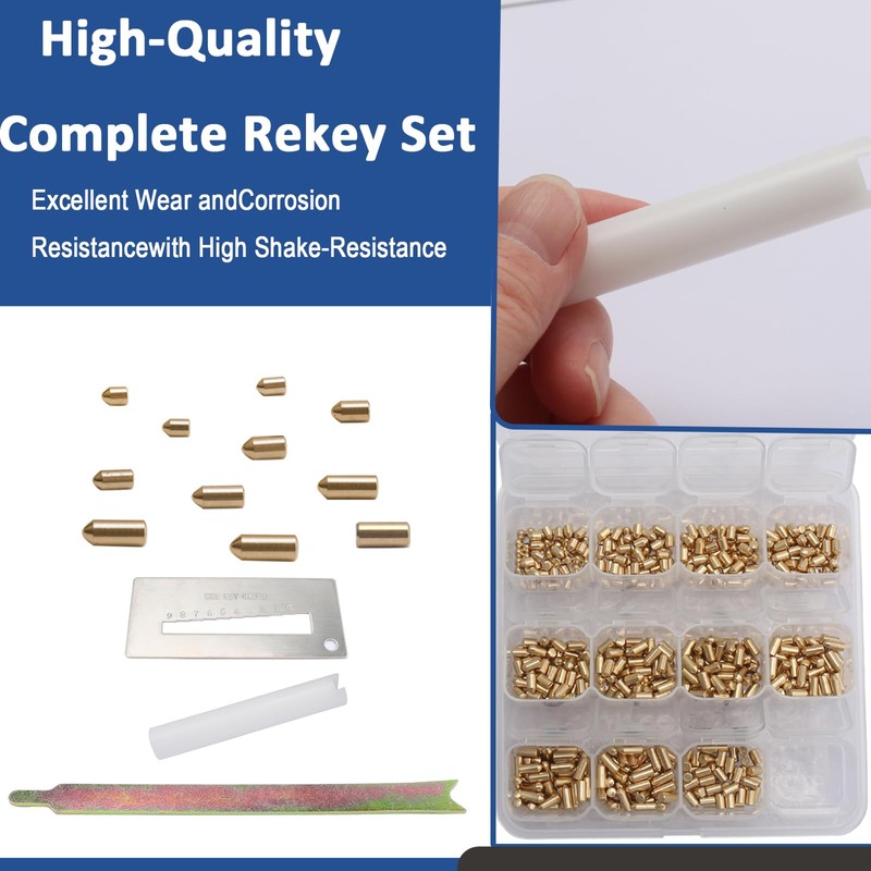 EAORBD SC1/SC4 Keyway Re-Key Kit Compatible with Schlage Rekeying Kit