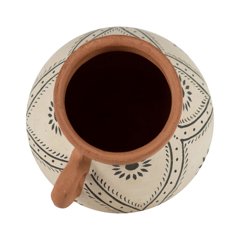 Foreside Home and Garden Natural Terracotta Bud Vase - Foreside