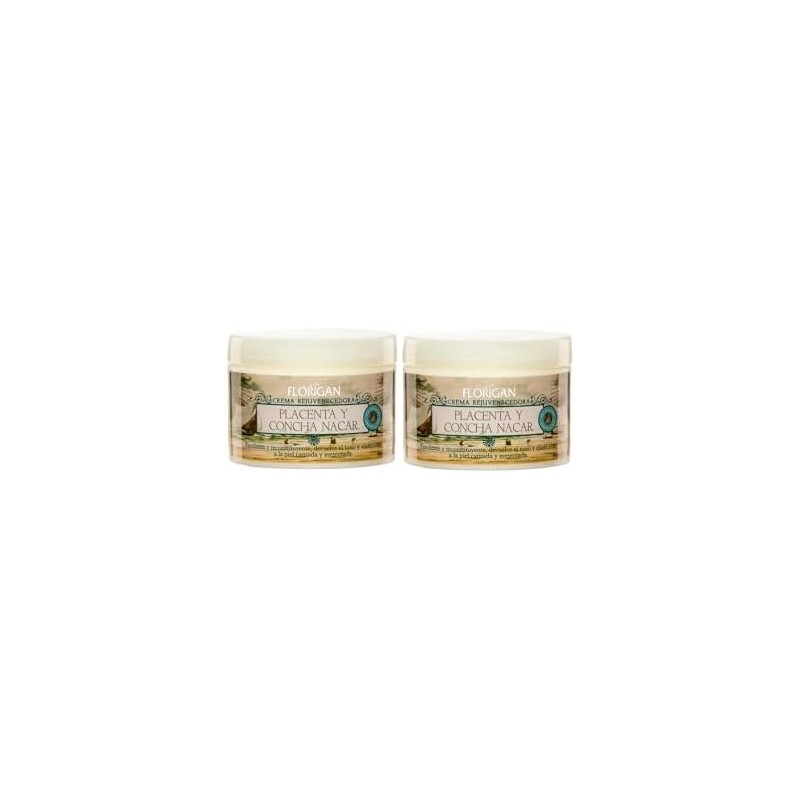 Crema Rejuvenecedora, Colágeno Placenta Y Concha Nácar 350g Florigan® Previene