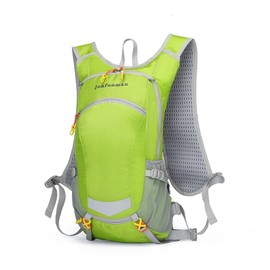 PORRASSO Hiking Backpack 19L Travel Backpack Waterproof Backpack Lightweight Hiking Backpack for Women Men Camping Trekking Cycling Climbing Travel Sports, Green, L