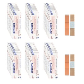 300 Pcs Small Bandages for Face, Mini PE Adhesive Nose Bandages, Flexible Breathable for Small Wound (3/8" x 1.5")