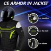 Motorcycle Jacket For Men Enduro Dualsport Riding High Visibility Dirtbike