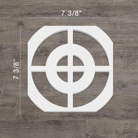 Ekena Millwork 7 3/8"W x 7 3/8"H x 3/8"T Extra Small Sullivan Decorative Fretwork Wall Panels in Architectural Grade PVC