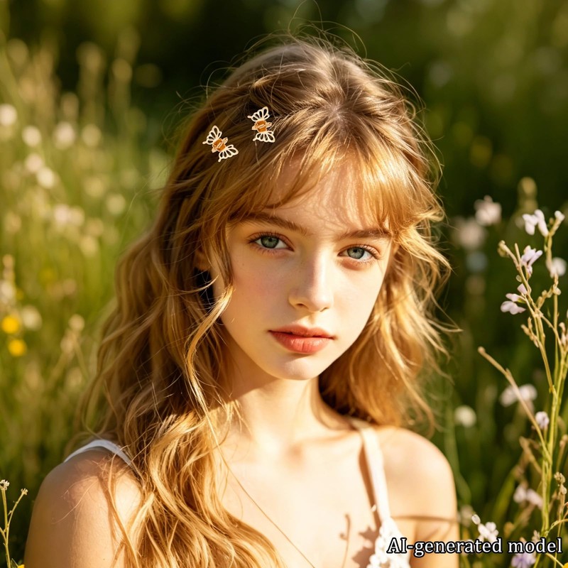 Butterfly Hair Clips, Mini Claw Clips for Daily Hairstyle Making