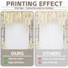XMJJKUF White Flower Photography Background 10x8ft Arch Wedding Flowers Wall