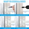 PATIKIL Aluminum Alloy Window Handle, Casement Window Lock Internal and