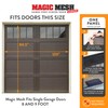 Magic Mesh Garage Door Screen, Black | Magnetic Closure, Breezy