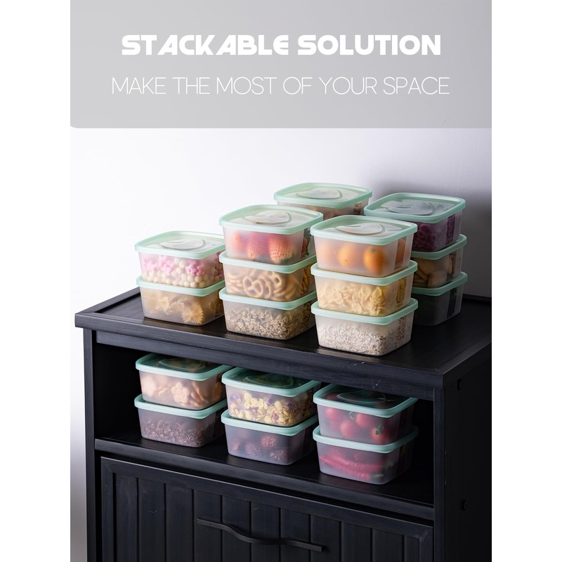 LivLab Mker 20 PCS Food Storage Containers with Lids -