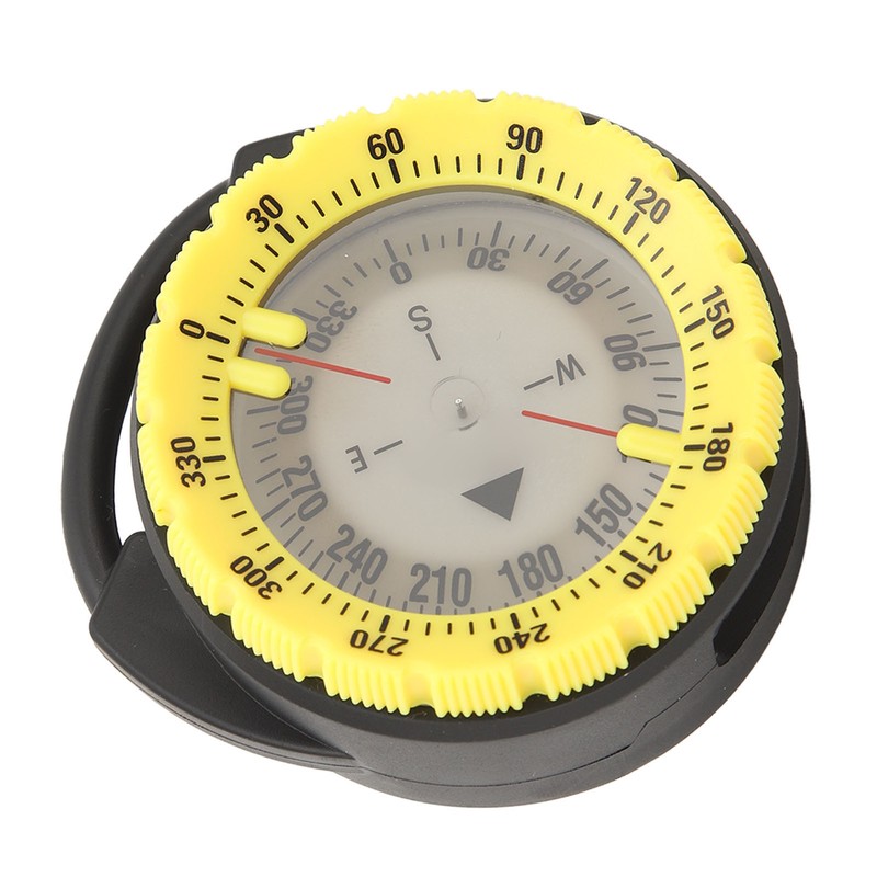 50M Underwater Diving Compass Luminous Magnetic Waterproof Pipe Clamp Diving
