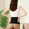 Nakayama Type Magnetic Belly Wrap Comfortable Mesh, Black, Black, XL