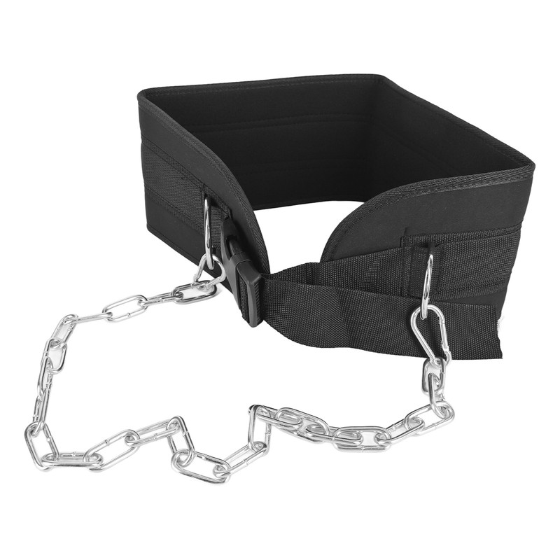 Adjustable Dip Belt Heavy Duty Dip Belt with Chain and