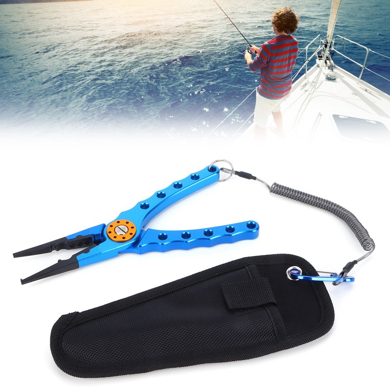 Fishing Lure Pliers Tongs Multifunction Aluminum Alloy Hook Remover Tool