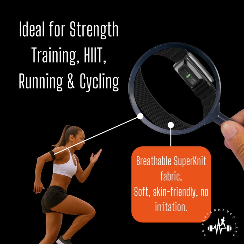 AR LABS WHOOP 5.0 Compatible SuperKnit Bicep Replacement Band |