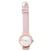 KESYOO Women's Wristwatch, Leather Strap, Fashion Watch, Gift, Black, Pink