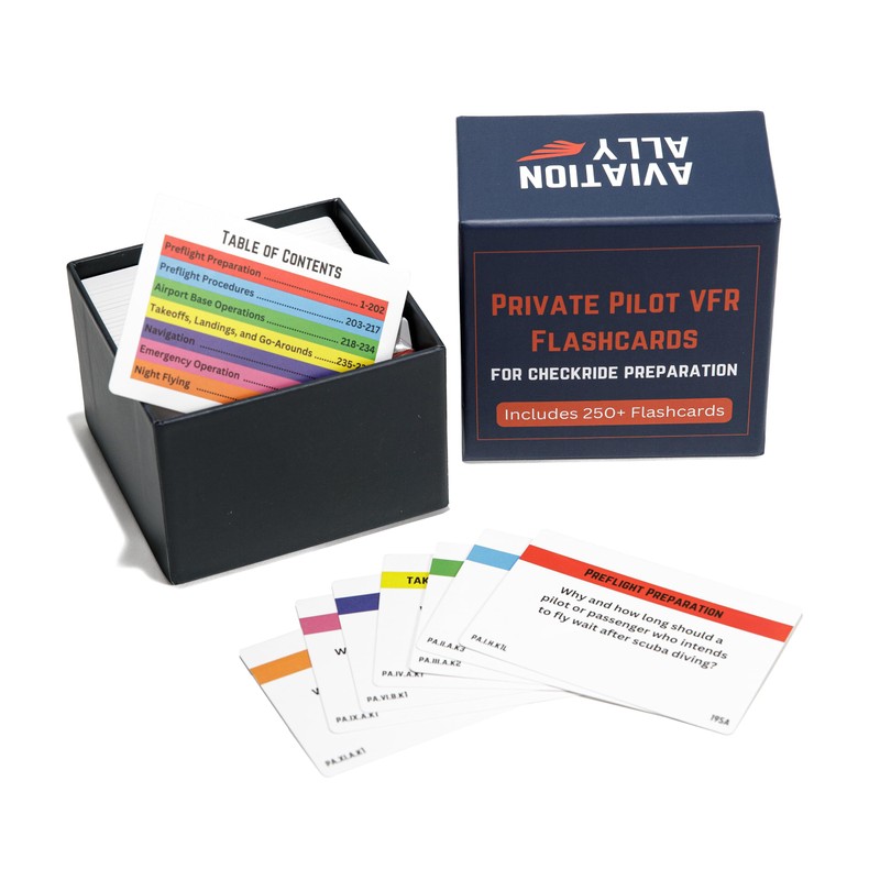Private Pilot VFR Flashcards for Checkride Oral Exam Preparation -