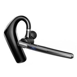 Bypeanis Bluetooth Headset Wireless Headset with Mic for Cell Phone/PC/Tablet/Laptop, 90D Standby/110H Talktime Bluetooth Earpiece for Trucker Drivers/Business/Office (Black)