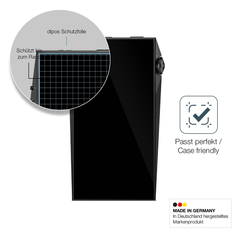 dipos I 2x Screen Protectors 9H Clear Compatible with Astell