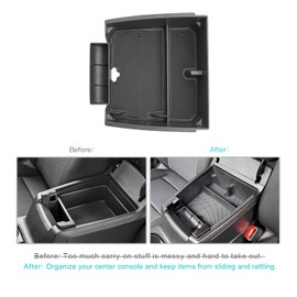 CDEFG for 2023 2024 Colorado Canyon Center Console Organizer Tray for 2023 2024 Chevy Colorado/GMC Canyon Middle Console Organizer Armrest Tray Storage Box 2024 Colorado/Canyon Truck Accessory