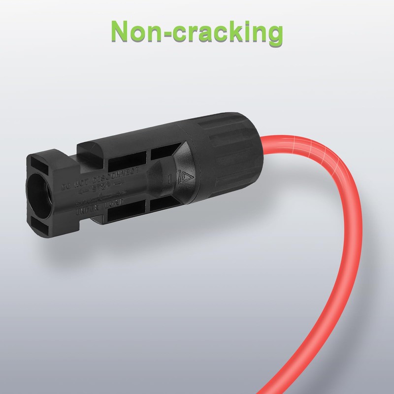 3 Pairs Solar Connectors 20A Y Branch Cable Parallel Adapter