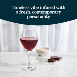 Libbey Classic Red Wine Glasses Set of 4, Dishwasher Safe, Rounded Rim Stemmed Wine Glasses, Perfect Wine Glasses Gift Set for Weddings, 13.5 Ounce