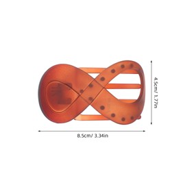 Baluue 4pcs Flat Hair Clips for Women, French Hair Claw Curved Hair Clips for Thin Hair, Volume Strong Grip Duck Billed Clips Hair Styling Hair Accessories for Women