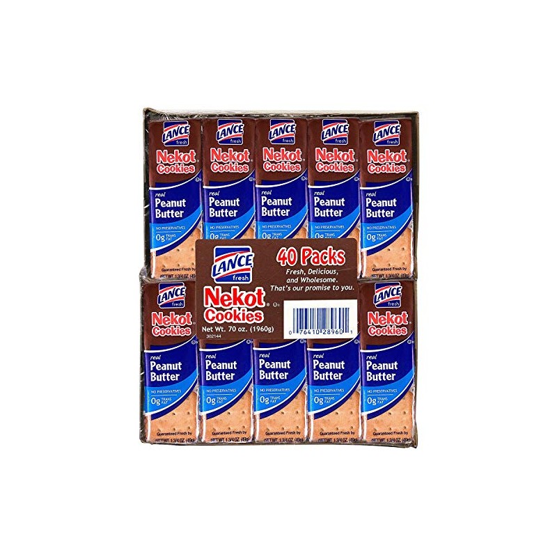 Lance Nekot Peanut Butter Cookies (40 ct.) vevo