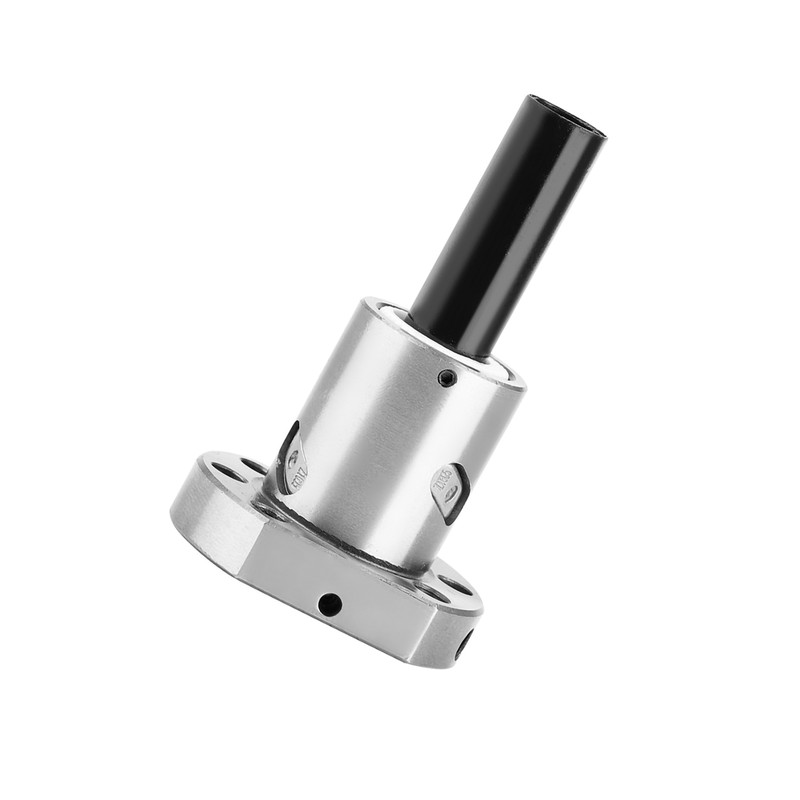 16mm Bearing Steel Flanged Ball Screw with Ball Nut For