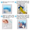 Whaline 6 Sheets Patriotic Window Clings Happy 4th of July