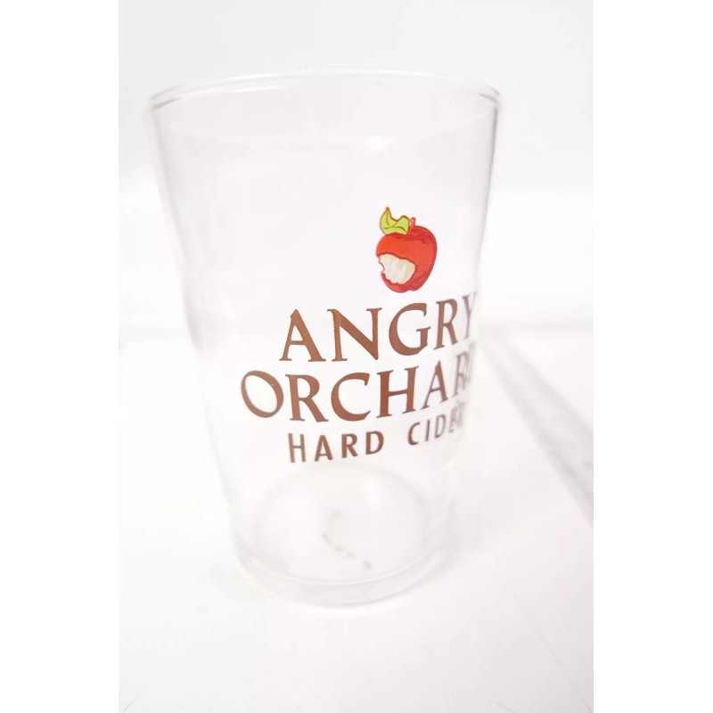 Angry Orchard Hard Conical Cider Shaker Beer Glass Cup 16Oz