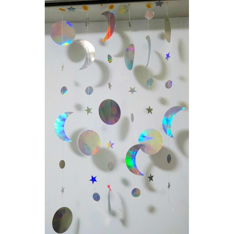 Star Moon Party Decoration 2pcs