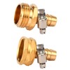 Sanpaint Brass Garden Hose Connector Repair Mender Kit with Stainless
