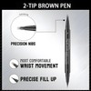 Microblading Brow Pen – Dual-Ended with Spoolie Brush – Long-Wear,
