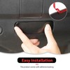 RT-TCZ Smoked Black Rear Fog Light Lamp Trim Cover Decoration