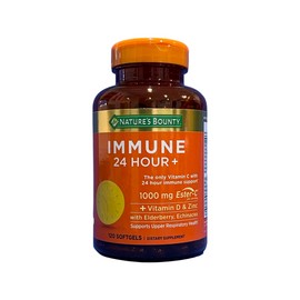 NAYURE'S BOUNTY Nature’s Bounty Immune 24 Hour + Immune Support Softgels, 1000mg Vitamin C (120