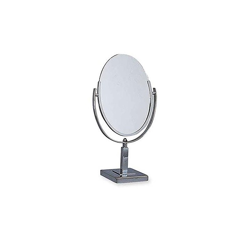 SSWBasics Sleek Oval Tilting Small Mirror for Desk, Stylish Countertop