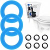 3 Pack Upgraded Silicone Flush Valve Seal, Compatible with American