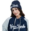 New York 3D Embroidery Classic Cuffed Knit Hat Beanie Toque