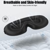 3D Sleep Mask for Women Men, Block Out Light, Eye