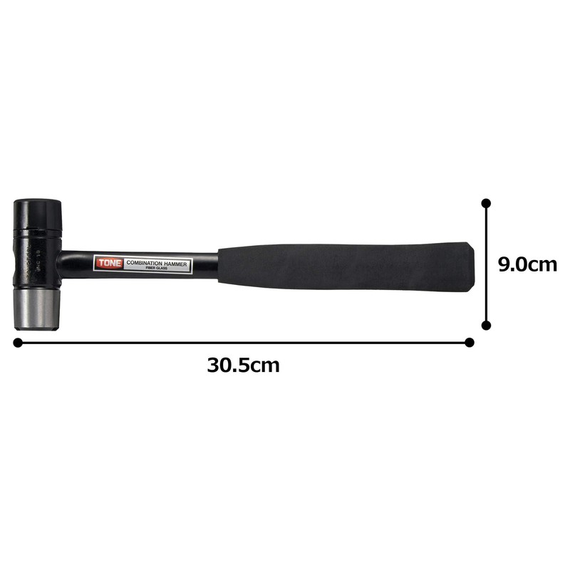TONE HPBHC-10 Combination Hammer, Black, 1 lb