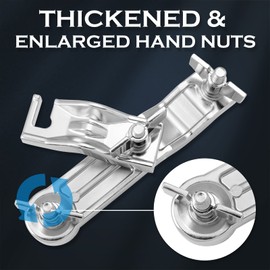 TENTOTEN Cymbal Arm Cymbal Boom Holder with Clamp, Cymbal Boom Arm with 360°Cymbal Extension Mount Clamp for Splash Cymbals