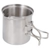 Outdoor Cookware Set, Stainless Steel Camping Pot Lightweight Camp Cookware
